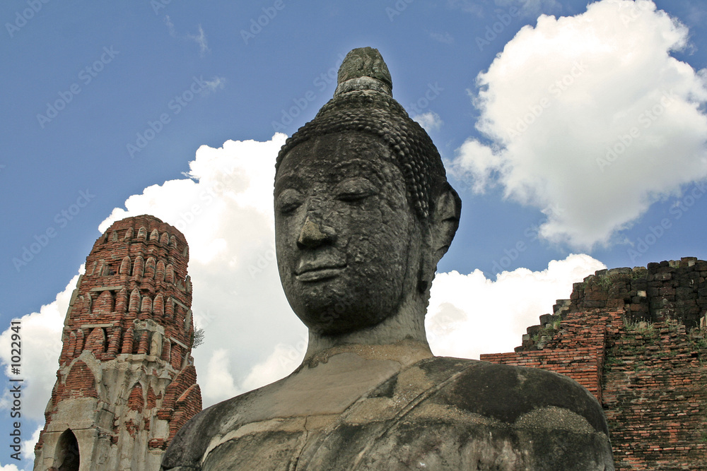 Fototapeta premium ayutthaya sky