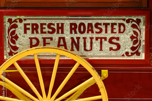 peanut vendor's cart
