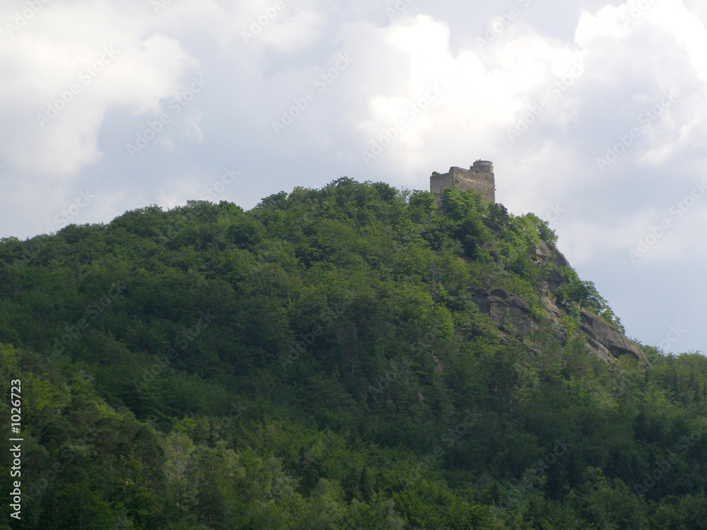 castle on rock