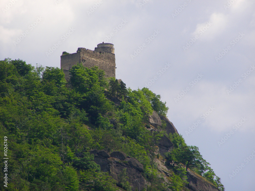 castle on rock