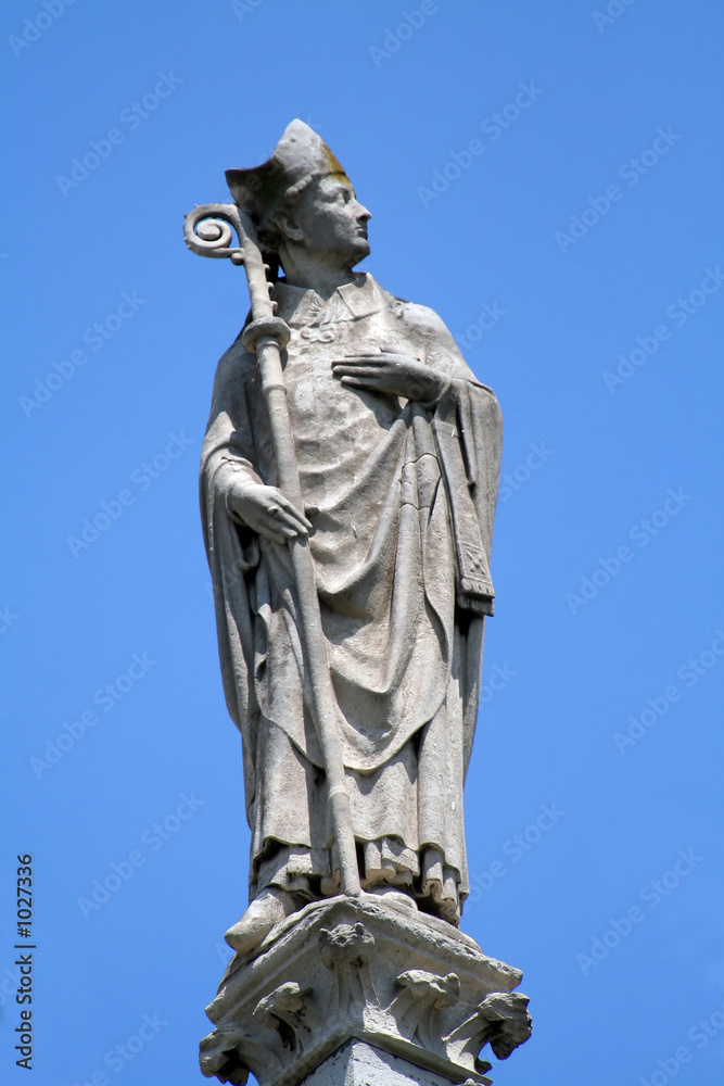 Obraz premium statue of a saint