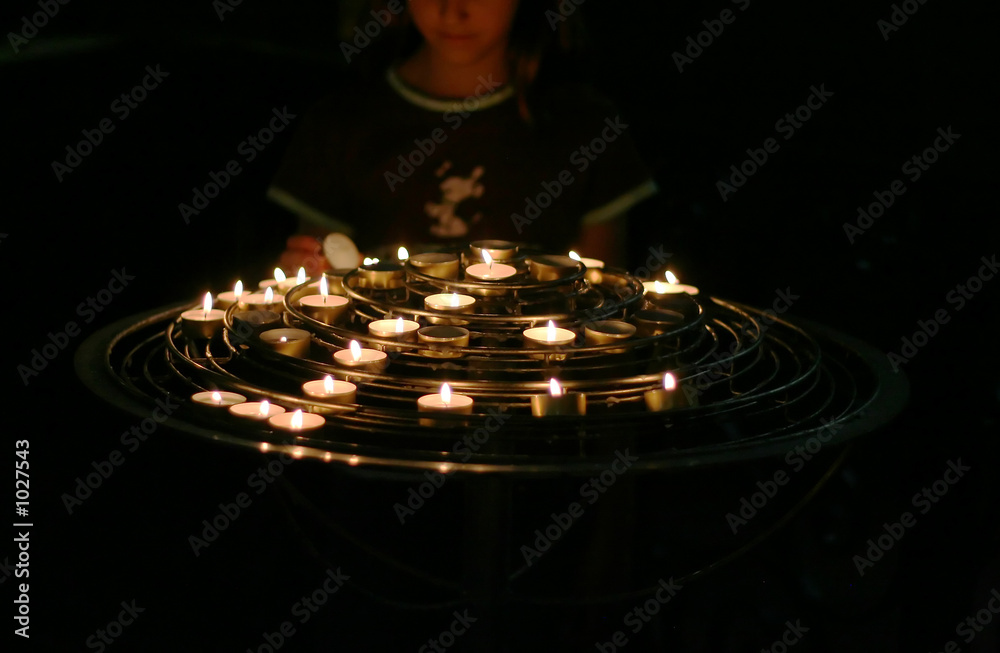 child and candles