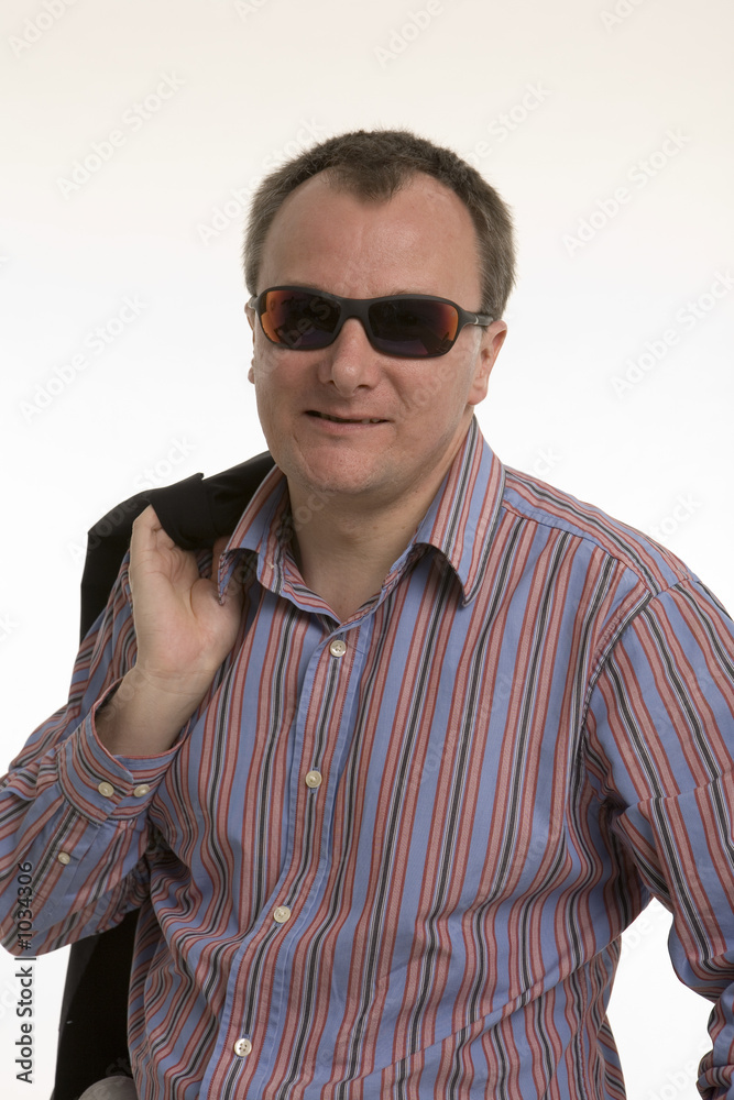 Obraz premium man in sun glasses