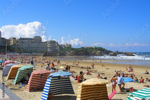 Bilde på lerret biarritz plage