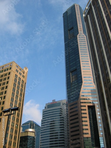 central business district (cbd) at raffles place, photo