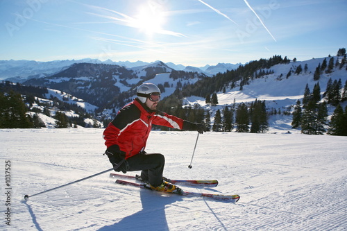 skifahren auf der rigi photo