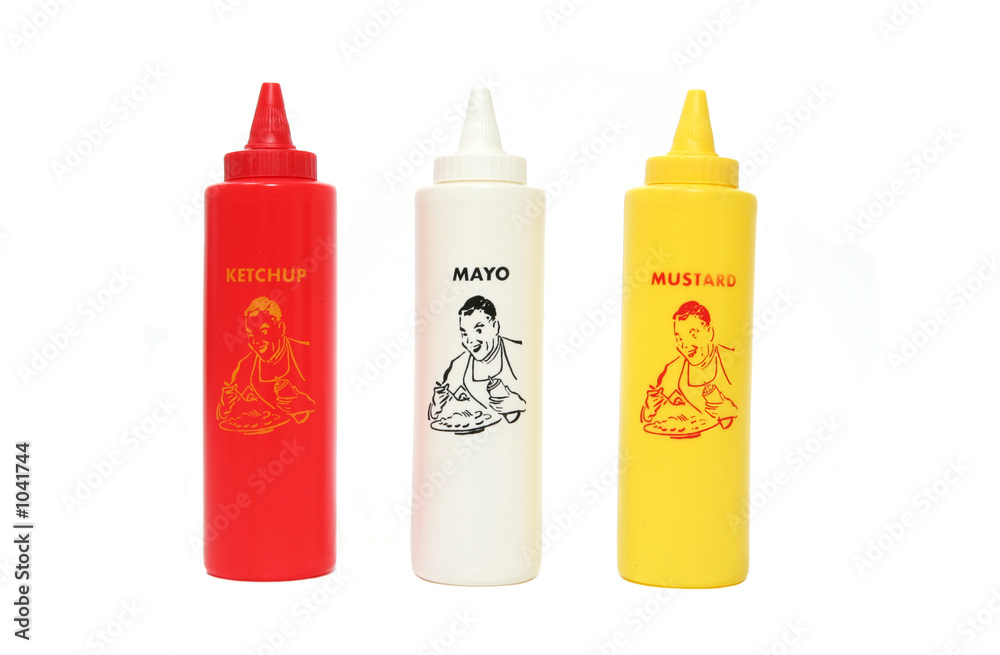ketchup, mayo and mustard ketchup, mayo and mustard