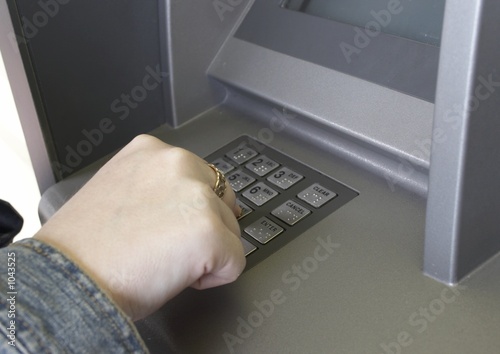 atm ladies hand