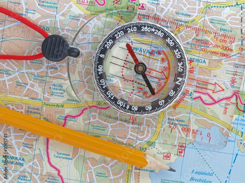orienteering on a map