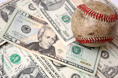 baseball and dollars