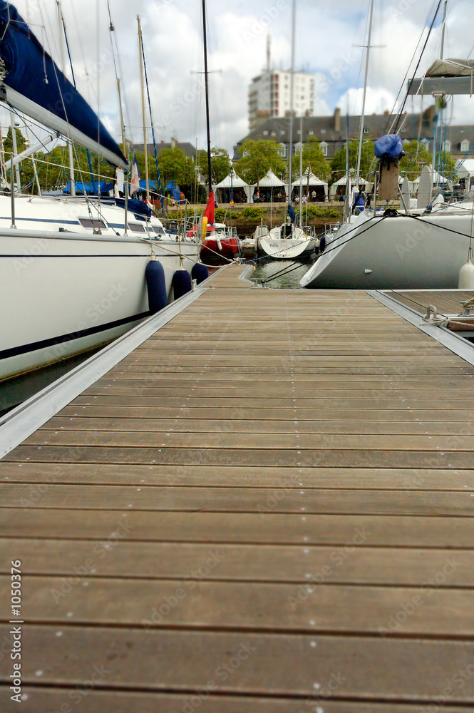 Fototapeta premium lorient le port de plaisance sol