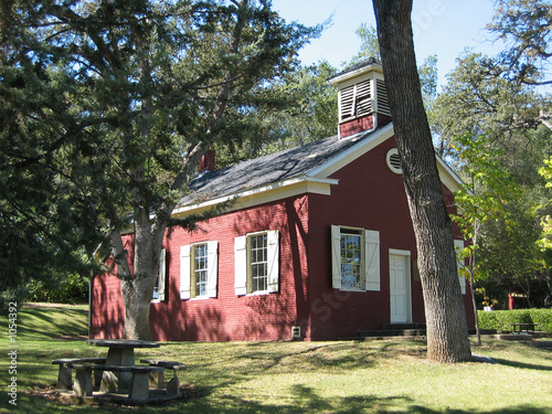 red school house