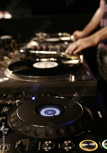 set platines dj avec platine  cd mix photo