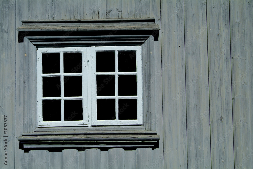 window on a gray wall window on a gray wall