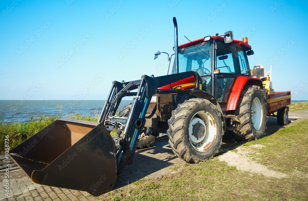 Fototapeta premium tractor