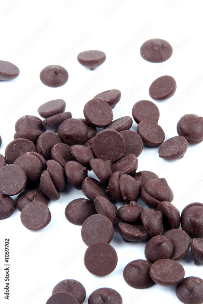 Naklejka premium chocolate chips