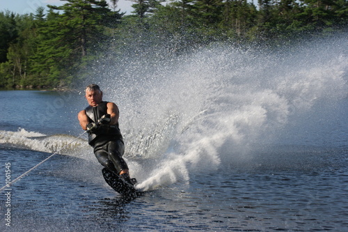 summer water skiier