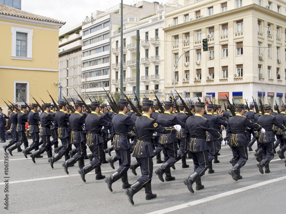 army officer school parade