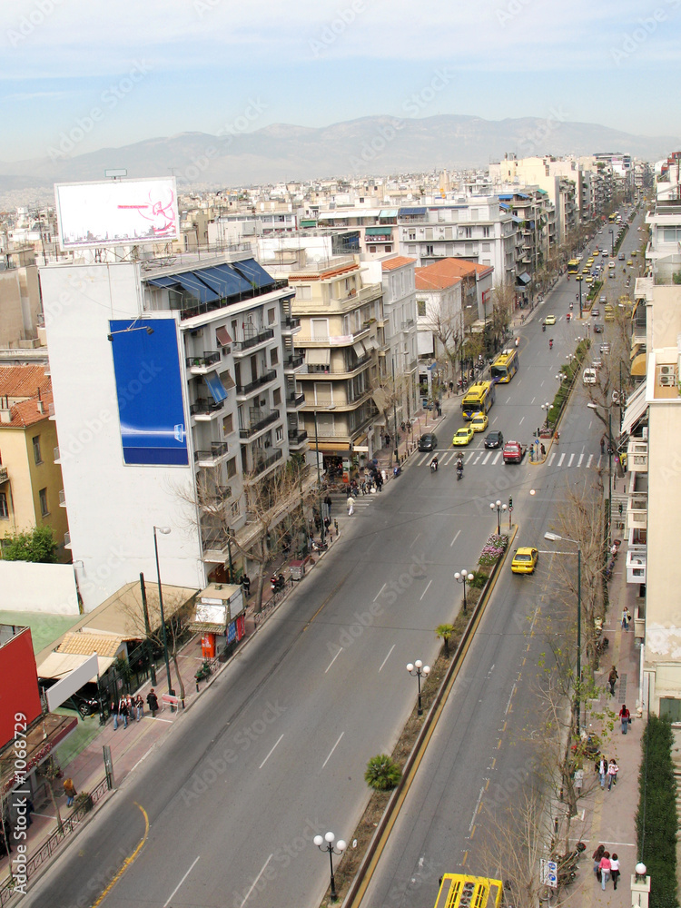 avenue from above