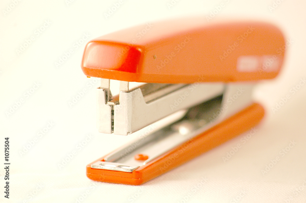 red stapler