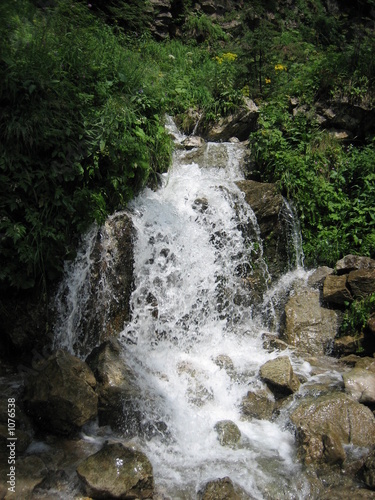 wasserfall in den alpen