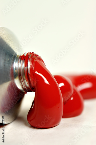 red paint