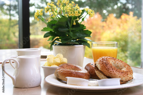 classic bagel breakfast