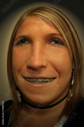 distorted face
