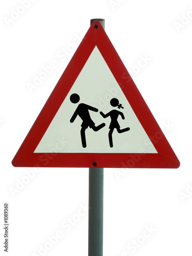 road sign - children ahead