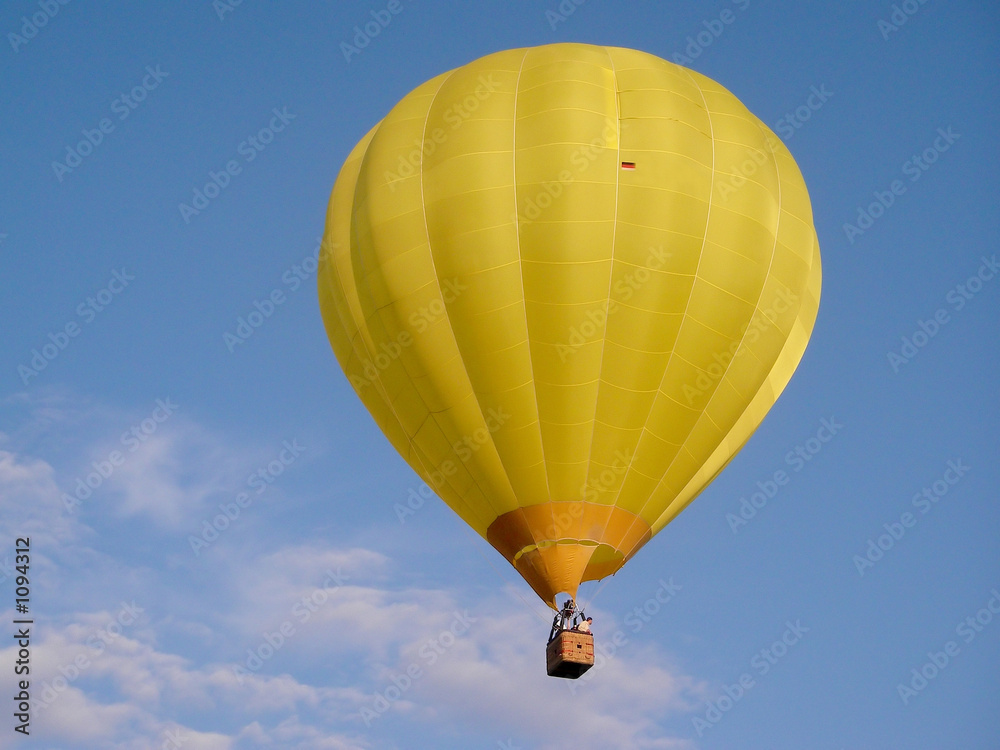 Naklejka premium balon na gorące powietrze