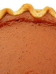 thanksgiving pumpkin pie slice