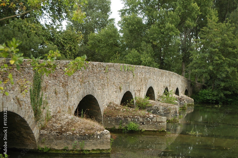 pont roman sur rivière