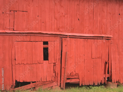 old barn wall