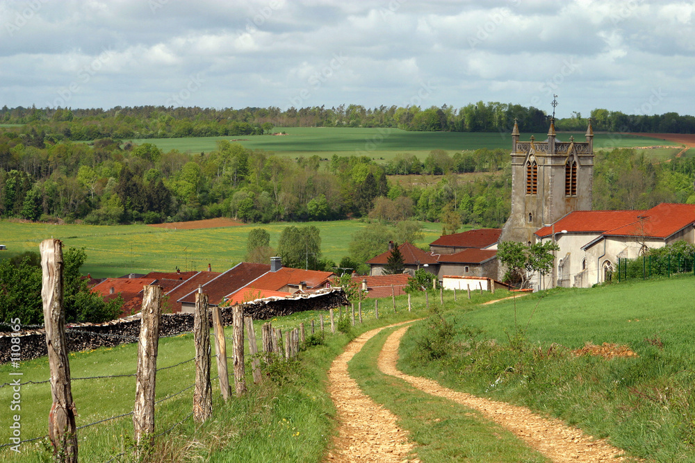Naklejka premium village lorrain