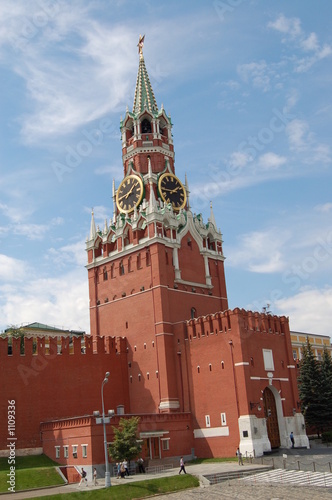 moscow red square spasskaya tower