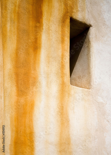 rust stained wall