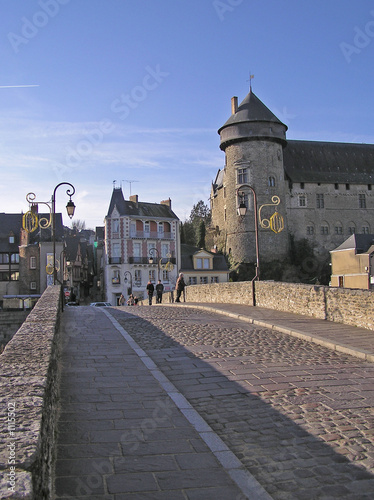 0304-laval, mayenne, pont-vieux et château