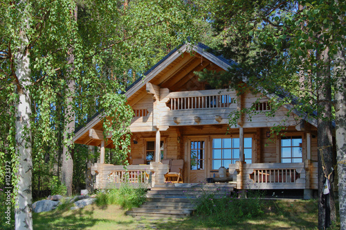 Fotobehang summer cottage