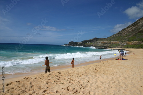 plage surfers