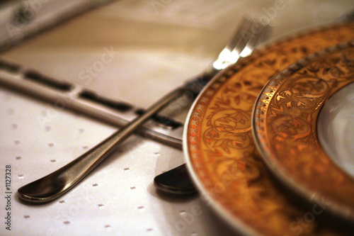 plates and silverware