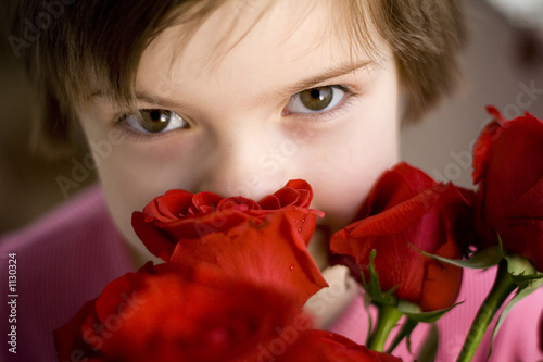 girls and roses