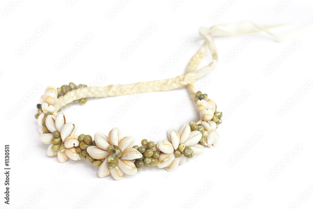 tahitian necklace isolated on white tahitian necklace isolated on white