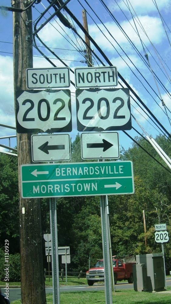 Obraz premium panneaux de directions