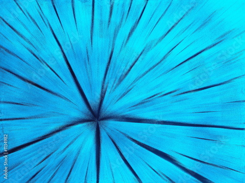 blue pixel explosion