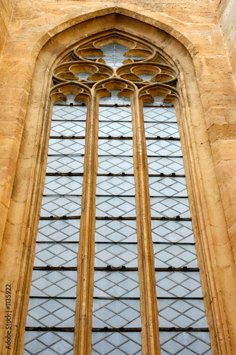 big ancient decorated window