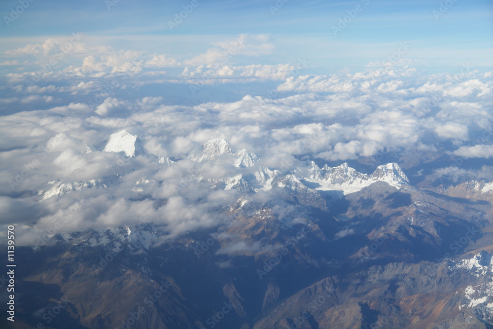vue des andes depuis le ciel vue des andes depuis le ciel