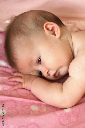 sleepy baby girl