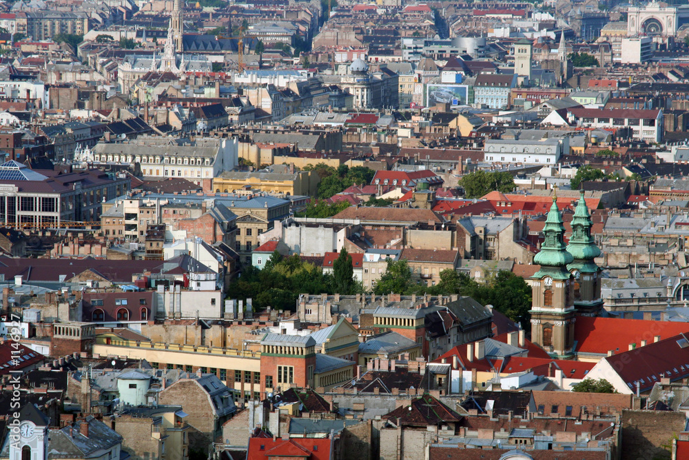 budapest roofs