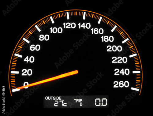 led speedometer