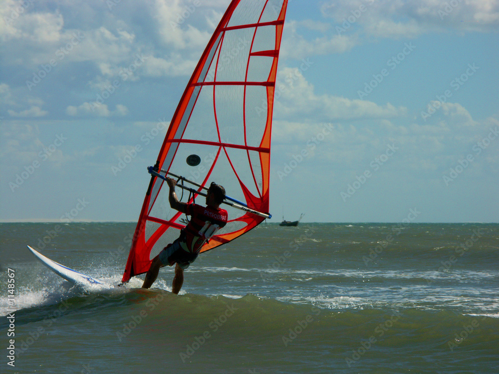 Naklejka premium winsurf brasil